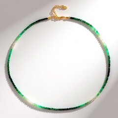 Collana in argento con Smeraldo Brasiliano