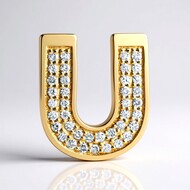 Pendentif en or et Diamant SI1 (G) (Annette)