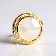 Ciondolo in argento con Pietra di Luna Bianca (MONOSONO COLLECTION)