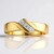 Anello in oro con Diamante IF (D) (Annette)