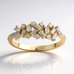 Anello in oro con Diamante SI1 (H) (CIRARI)