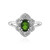 Russischer Diopsid-Silberring
