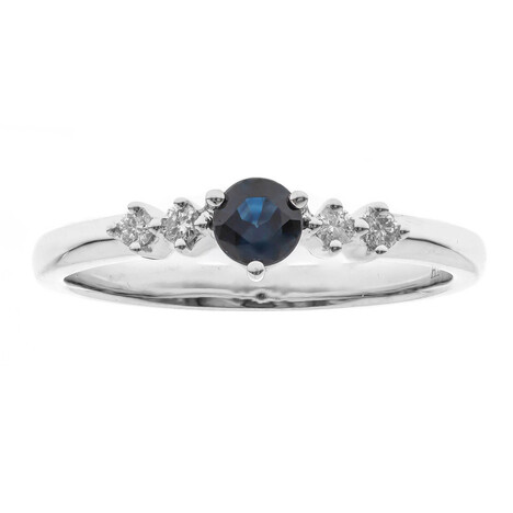 Blauer Ceylon-Saphir-Goldring