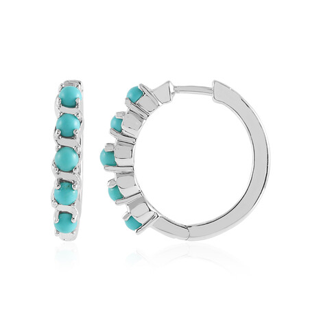 Türkis-Silberohrringe