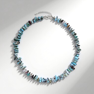 Collana in argento con Larimar