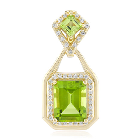 Gouden hanger met een Jilin Peridoot (de Melo Gold)