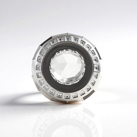 Anello in argento con Quarzo Bianco (Adela Silber)