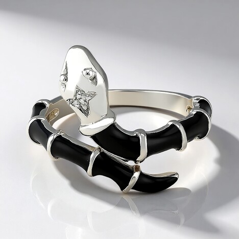 Anello in argento con Topazio Bianco