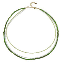 Collier en argent et Péridot