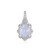 Pendentif en argent et Opale Welo