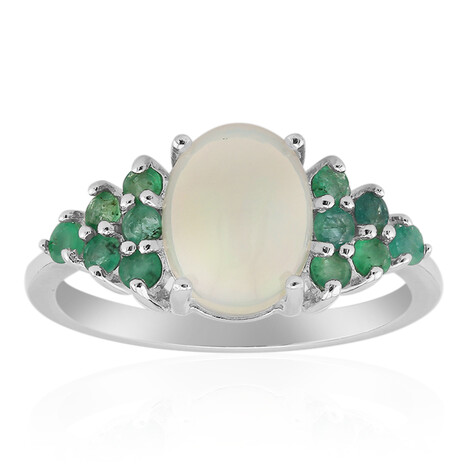 Bague en argent et Opale Welo