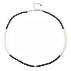 Mezezo Opal Silver Necklace