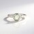 Anello in argento con Ametista Verde