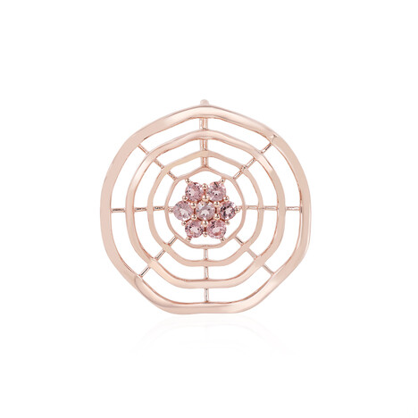 Pinkfarbener Turmalin-Silberanhänger (SAELOCANA)