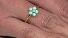 Anillo en plata con Turquesa bella durmiente (Faszination Türkis)
