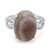 Anello in argento con Agata Botswana