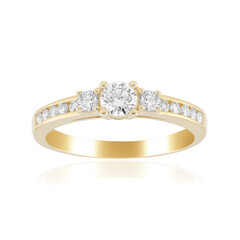 Gouden ring met een Diamant SI1 (G)