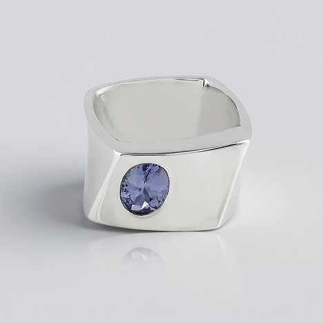 Anello in argento con Tanzanite (de Melo)