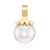 9K White South Sea Pearl Gold Pendant (Michelle Albala)