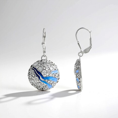 Orecchini in argento con Zircone (SAELOCANA)