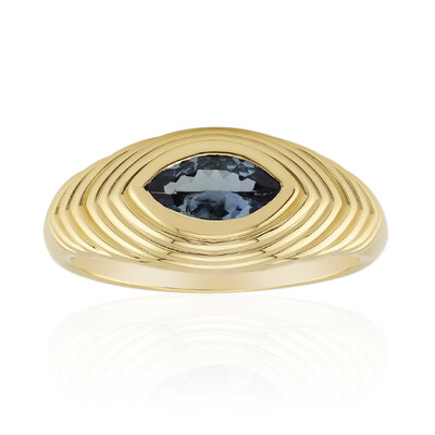 Anello in oro con Tanzanite (non riscaldata)