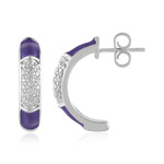 Boucles d'oreilles en argent et Zircon