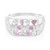 Ceylon Pink Sapphire Silver Ring