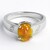 Anello in argento con Opale Kalimaya