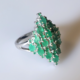 Brazilian Emerald Silver Ring