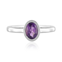 Anello in argento con Ametista del Marocco