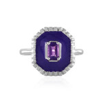 Anello in argento con Ametista