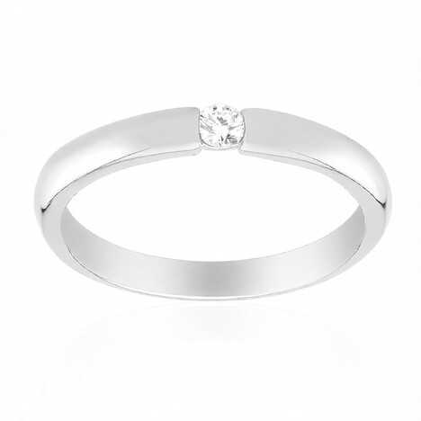 SI1 (G) Brillant-Silberring (Annette)