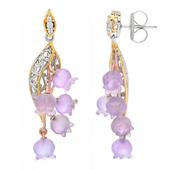 Amethyst-Silberohrringe