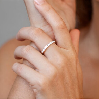 Anello in argento con Zircone