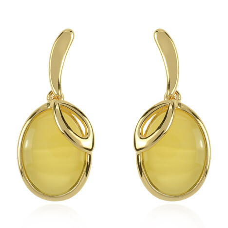 Orecchini in argento con Ambra Baltica (dagen)