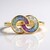 Anello in oro con Zaffiro Fancy (CIRARI)