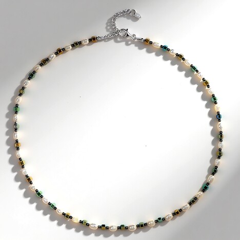 Collana in argento con Ematite