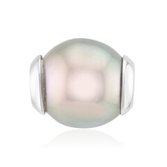 Ciondolo in argento con Perla Tahitiana