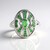 Anello in argento con Tsavorite della Tanzania