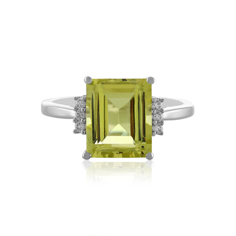 Limonen-Quarz-Silberring