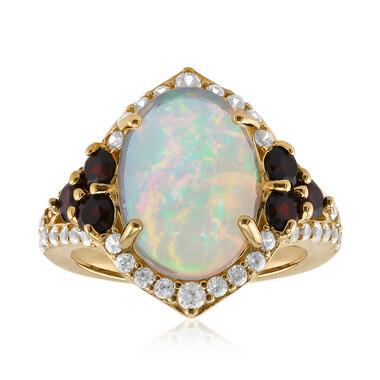 Anillo en plata con Ópalo de Welo