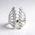 Bague en argent et Zircon