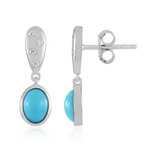 Sleeping Beauty Turquoise Silver Earrings (Faszination Türkis)