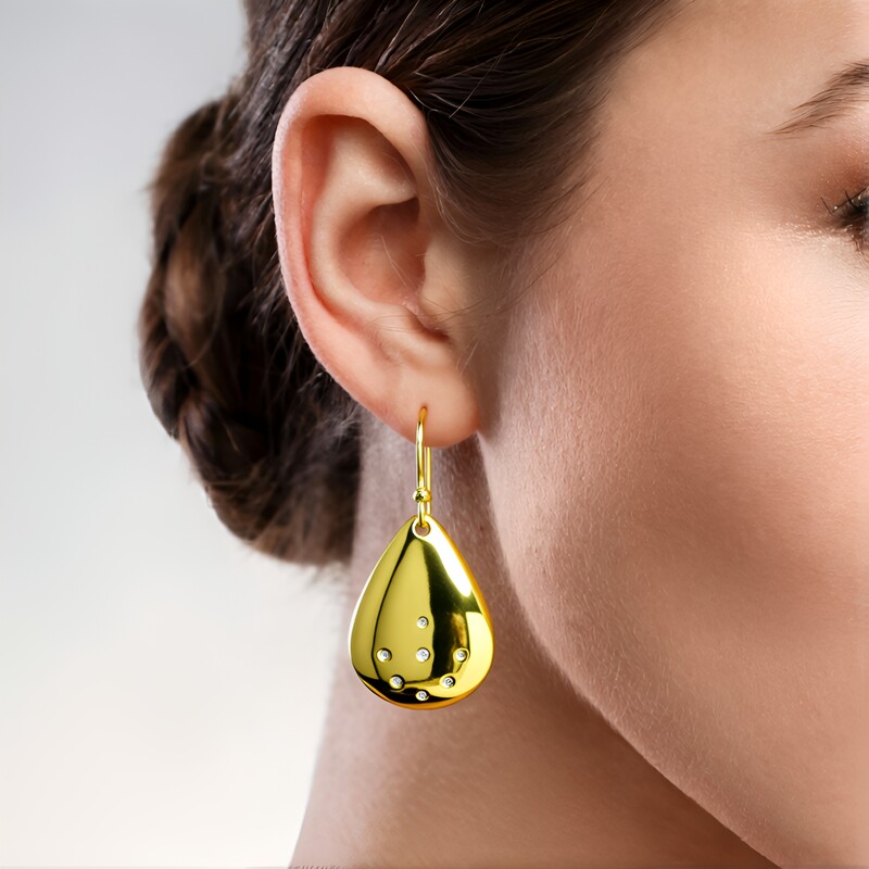 I1 (G) Brillant-Silberohrringe (Annette)