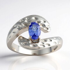 Anello in argento con Tanzanite (Pallanova)