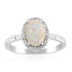 Australischer Opal-Silberring
