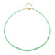 Russian Emerald Silver Necklace