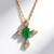 Collana in oro con Smeraldo Zambia AAA (CIRARI)