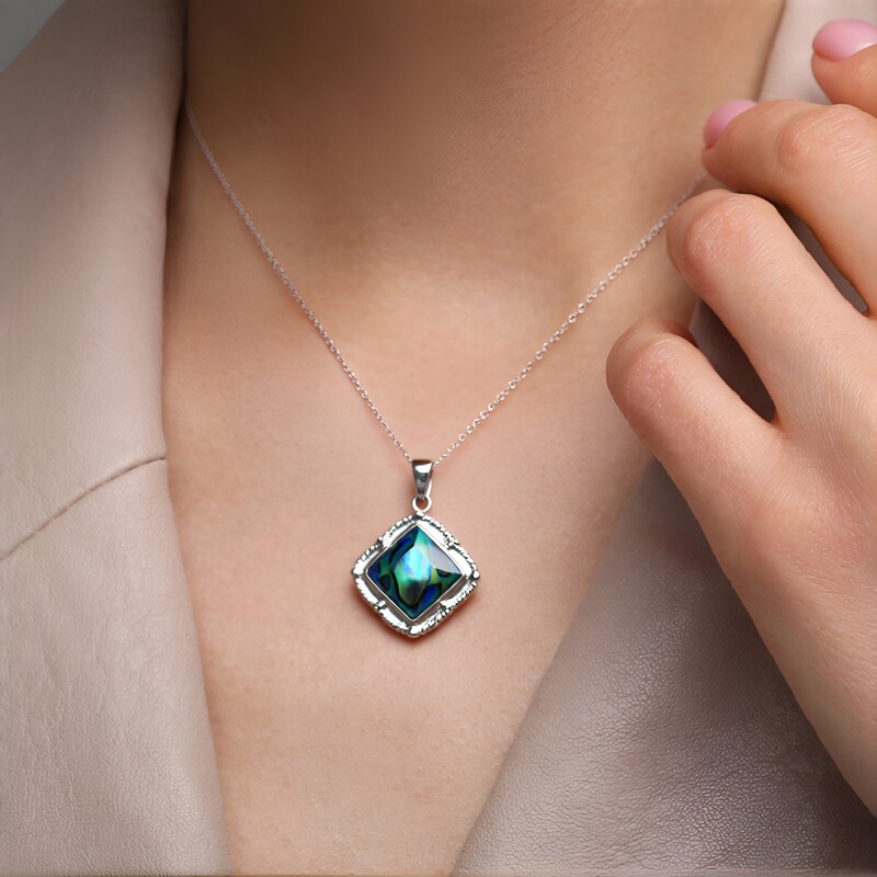 Colgante en plata con Concha de Abalone (Art of Nature)