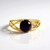 Zilveren ring met een amethist (de Melo)